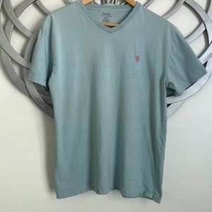 Polo by Ralph Lauren short sleeve V-neck tee.